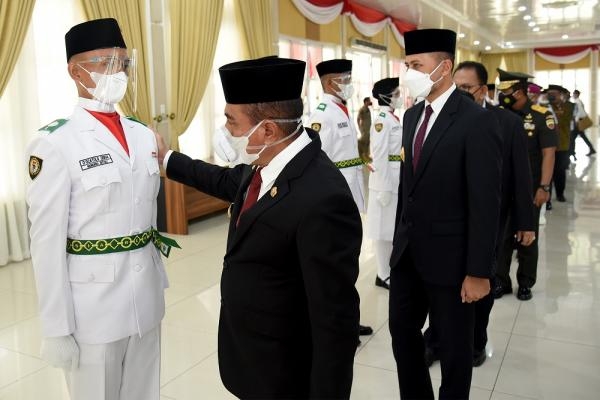 Edy Rahmayadi Semangati Paskibraka Sumut, Tetap Jaga Gelora Kemerdekaan di Masa Pandemi